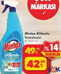 MİNTAX SİLİKONLU TEMİZLEYİCİ 1000 ML MİNTAX SİLİKONLU TEMİZLEYİCİ 1000 ML